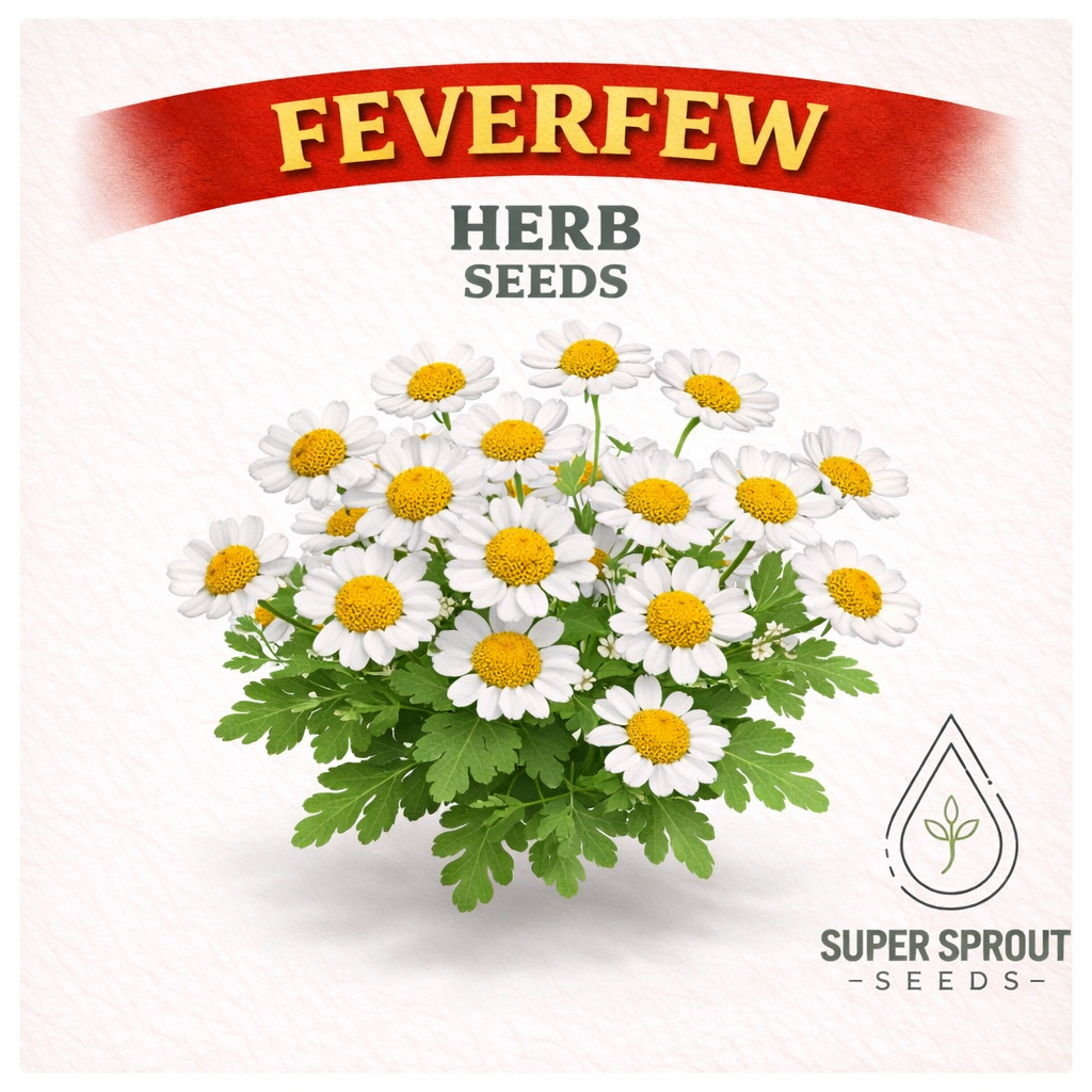 BULK Feverfew herb x 1000+ seeds  _1