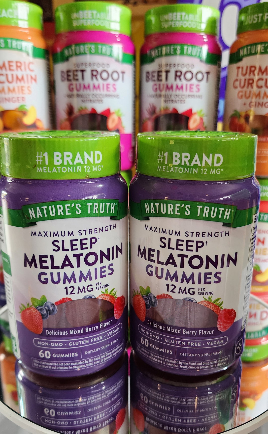 Nature's Truth 12 mg Maximum Strength Delicious Mixed Berry Flavor Sleep Melatonin