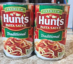 Hunts traditional pasta sauce 24 oz
