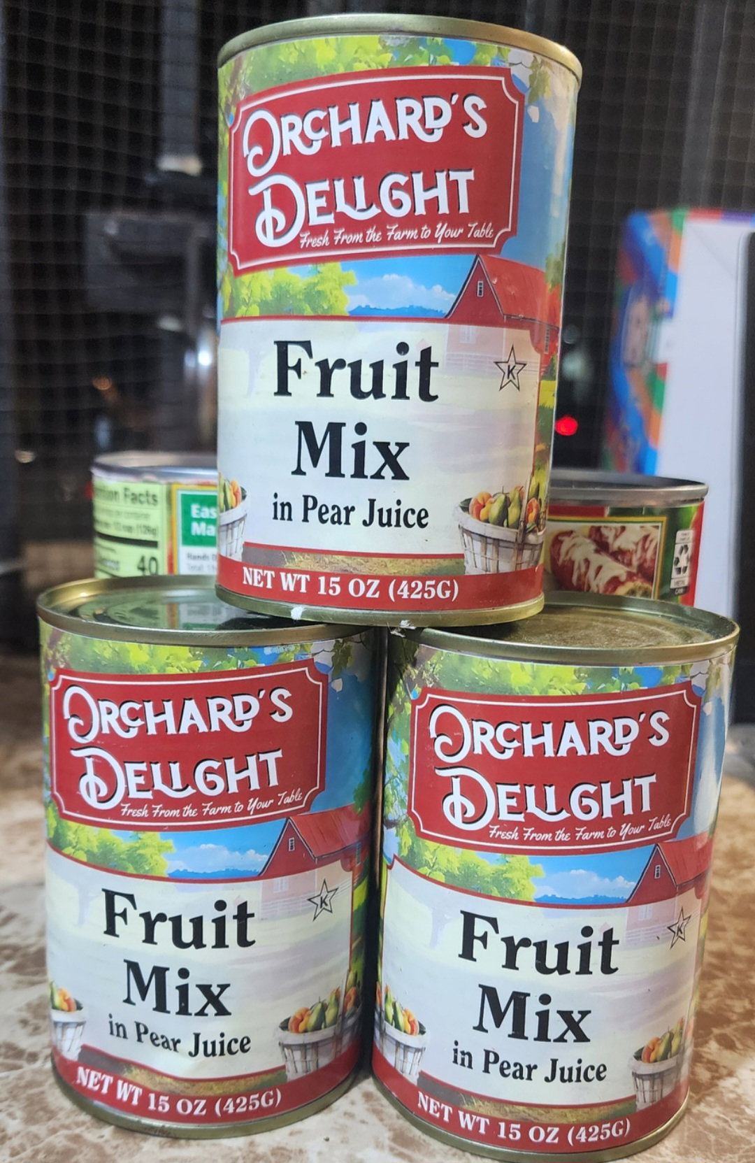 Orchard's Delight  fruit mix in pear juice 15 oz_0