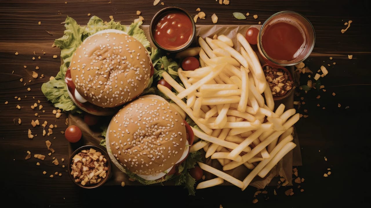  Burger | Chips | Free Snack _0