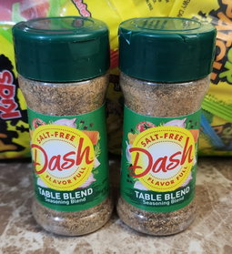 Mrs. Dash Salt-Free Seasoning Blend Flavor Full 2.5 Oz.Table Blend, Enhance The Flavor Of Chicken, Burgers, Vegetables And Your Favorite Sauces, Soups And Salads Without Adding Salt