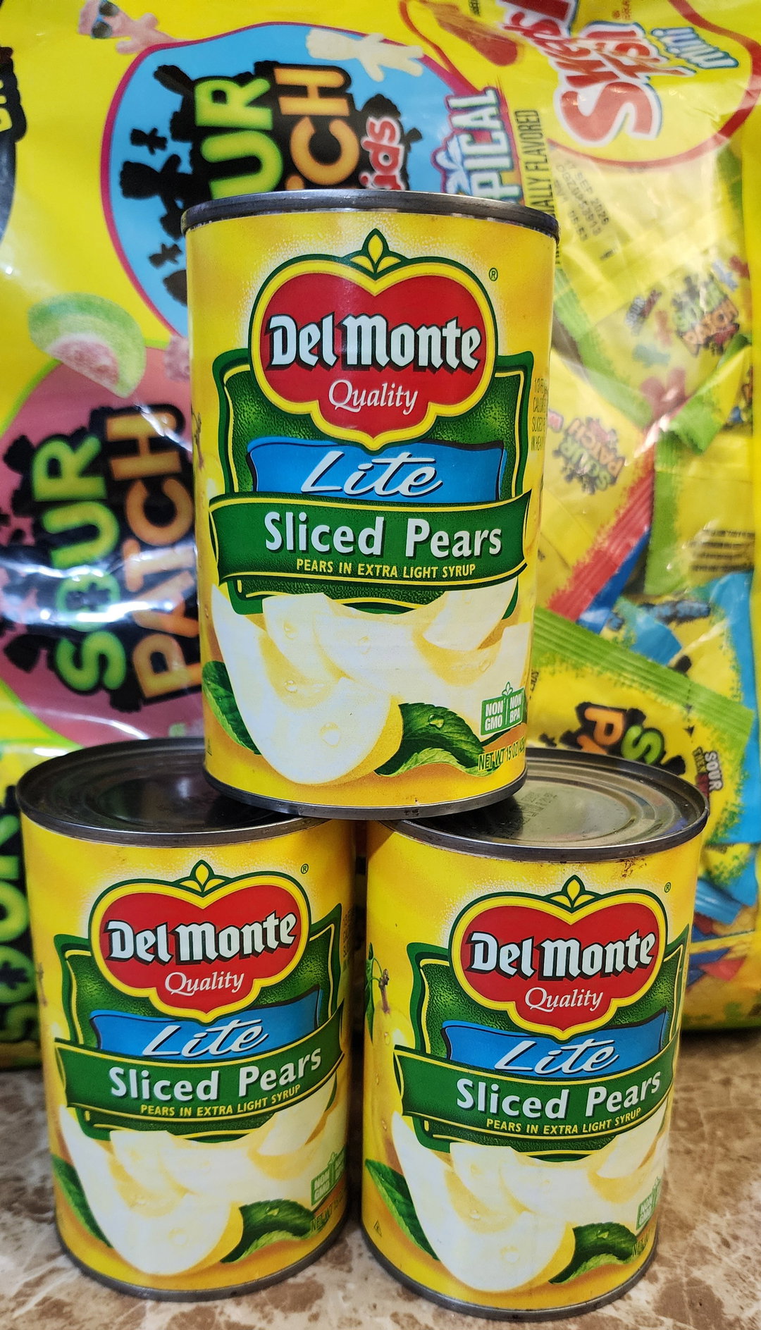 Del Monte lite slice pear π
