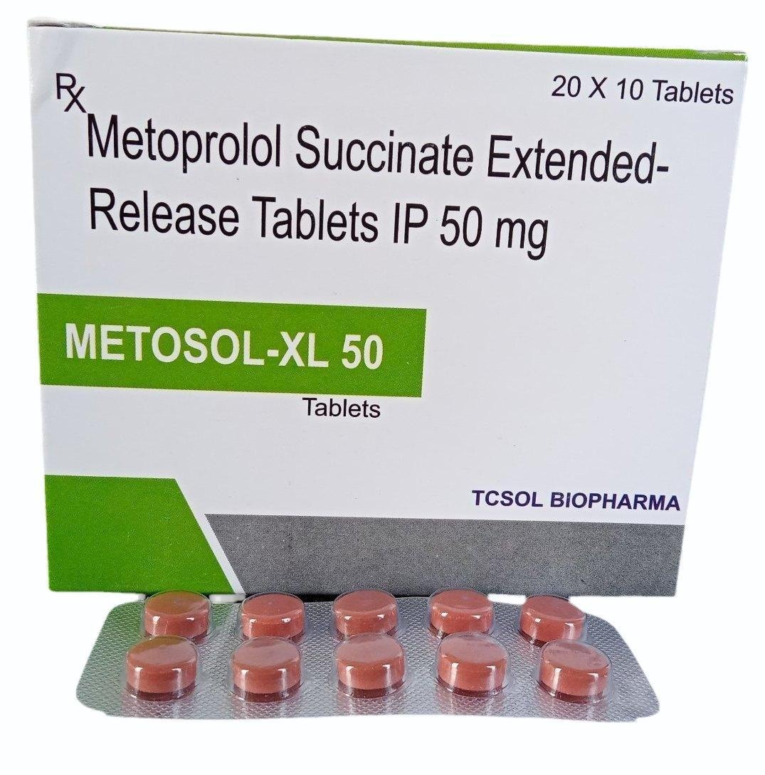 Metoprolol Succinate Extended Release Tablets IP 50mg