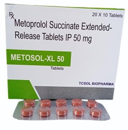 Metoprolol Succinate Extended Release Tablets IP 50mg