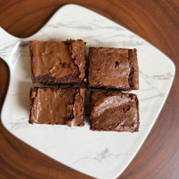 Bittersweet Dark Chocolate Brownies 