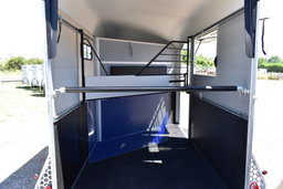 Remolques para caballos Liberté – Gris hierro – 2 plazas (transporte en diagonal)