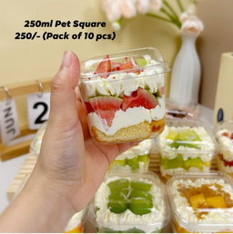 250ml Square Tin Pet (pack of 10pcs)