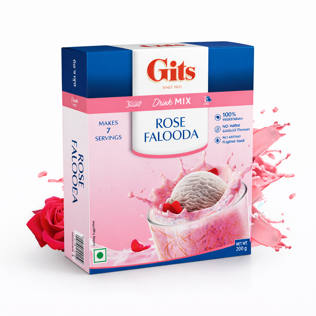 Gits Rose Falooda Mix 200g_0