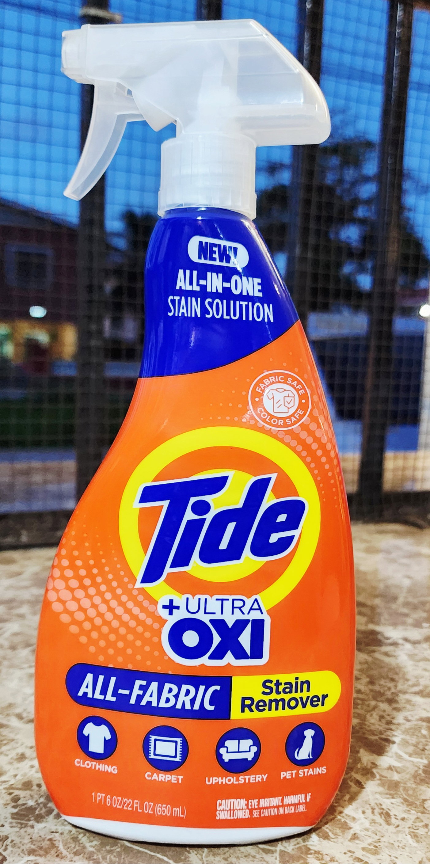 Tide +Ultra Oxi All-Fabric Laundry Stain Remover Spray, 22 fl oz_0