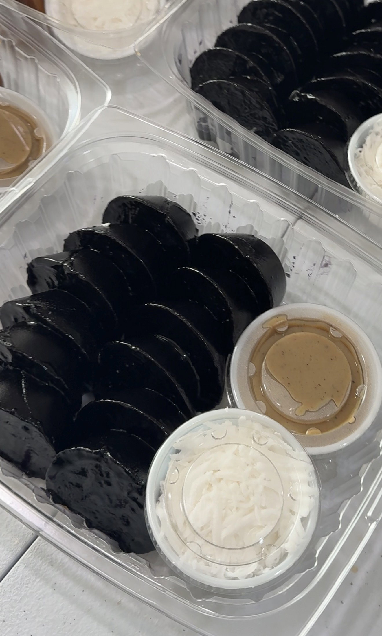 Black Kutsinta with Yema and Grated Coconut _0