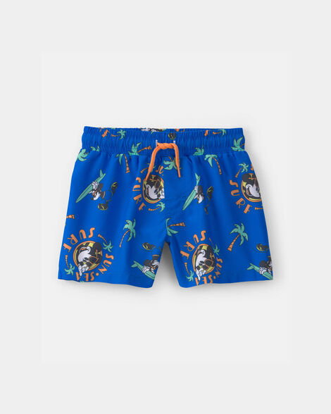 Toddler Boy Disney© Mickey Mouse Swim Trunks - Blue
