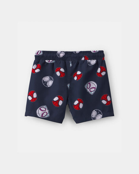 Toddler Boy ©Marvel Spider-Man Swim Trunks - Navy Blue_1