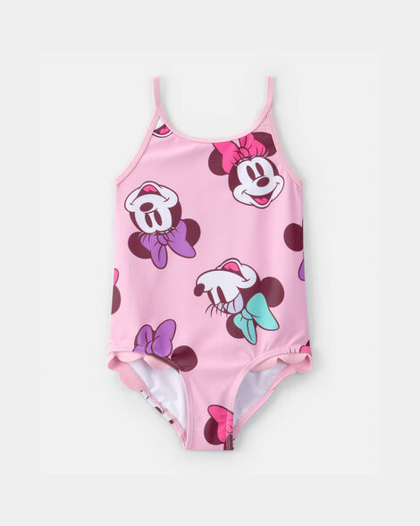 Toddler Girl 1-Piece Disney© Minnie Mouse Swimsuit - Pink_0