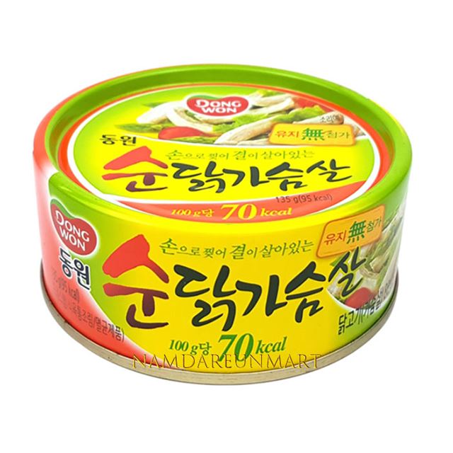 DONGWON BONELESS CHICKEN CAN 135G