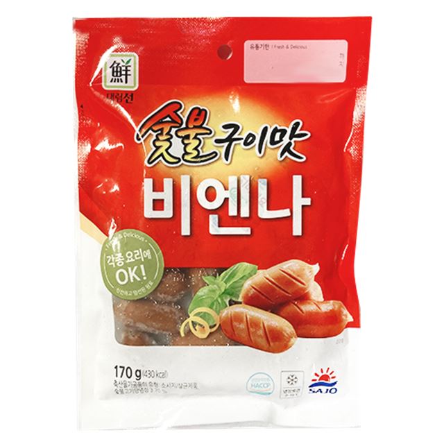SAJO VIENNA SAUSAGE WITH CHARCOAL GRILLED 170G_0