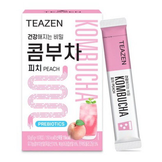 TEAZEN KOMBUCHA PEACH 10T