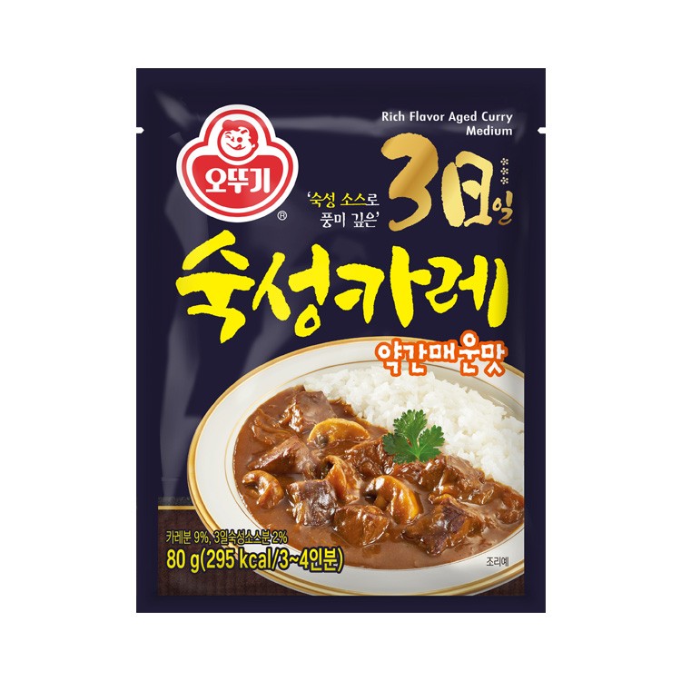 OTTOGI RICH FLAVOR AGING CURRY MEDIUM 80G