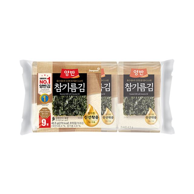 DONGWON SEASONED LAVER SESAME OIL 9P