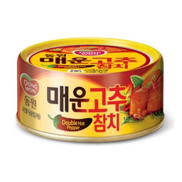 DONGWON TUNA HOT RED PEPPER CAN 100G