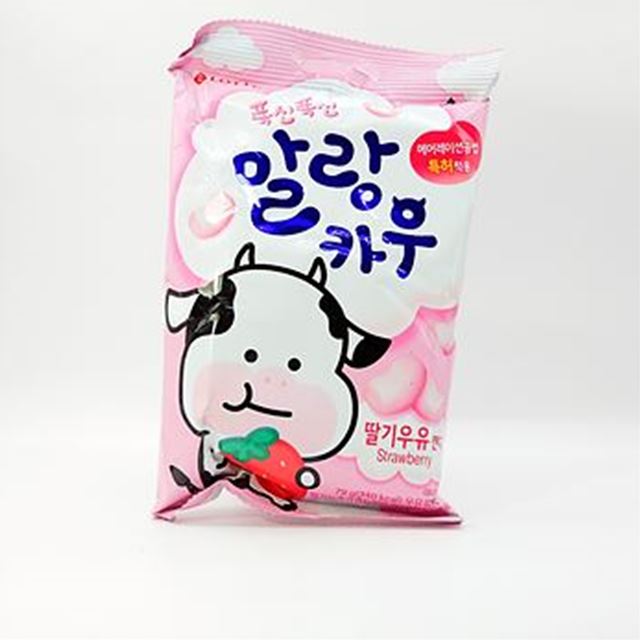 LOTTE MALANG COW STRAWBERRY CANDY 79G_0