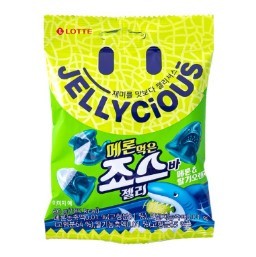 LOTTE JELLICIOUS MELLON JAWS BAR JELLY 60G
