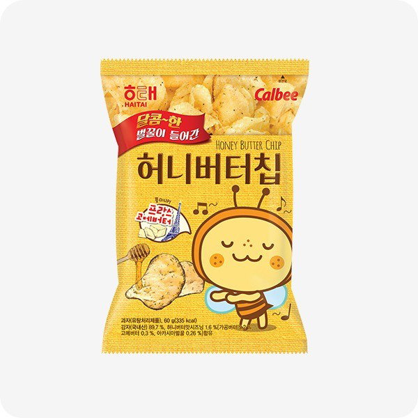 HAITAI HONEY BUTTER CHIP 60G