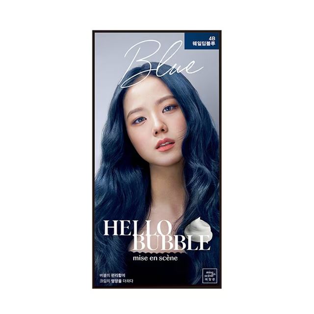 MISE-EN-SCENE HELLO BUUBLE DYE 4B WHALE DEEP BLUE 30G