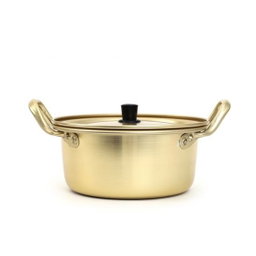 NICKEL SILVER PUMPING POT 18CM