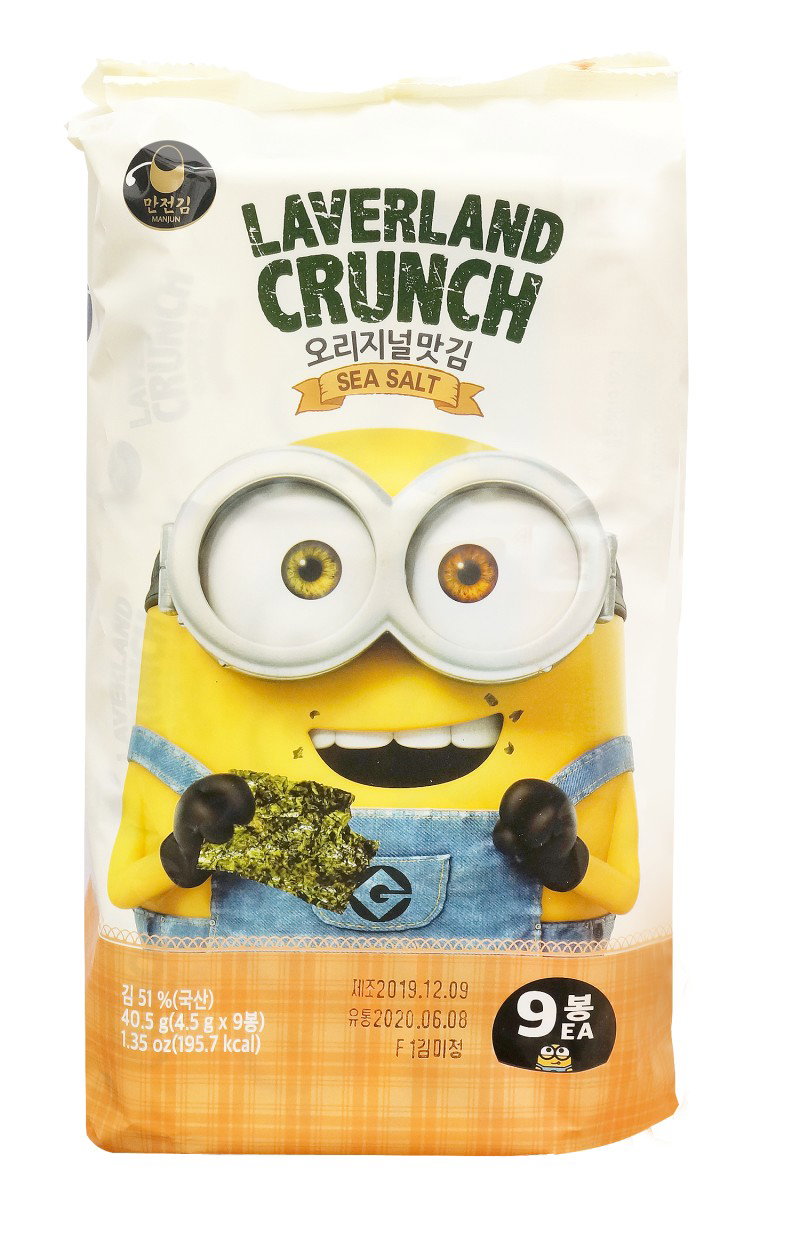 MANJUN LAVERLAND CRUNCH ORIGINAL SEA SALT 4.5GX9