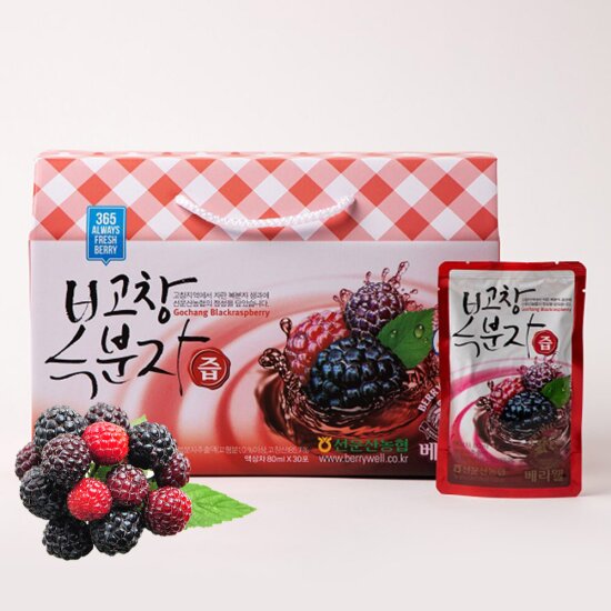 GOCHANG BLACKRASPBERRY JUICE 80ml X 30