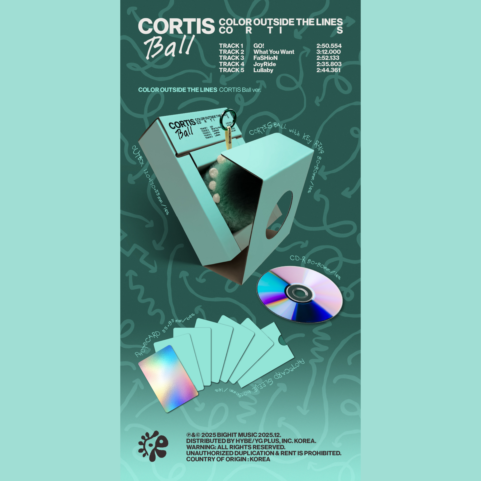 CORTIS - 1st EP Album  [COLOR OUTSIDE THE LINES] (CORTIS Ball ver.)_1