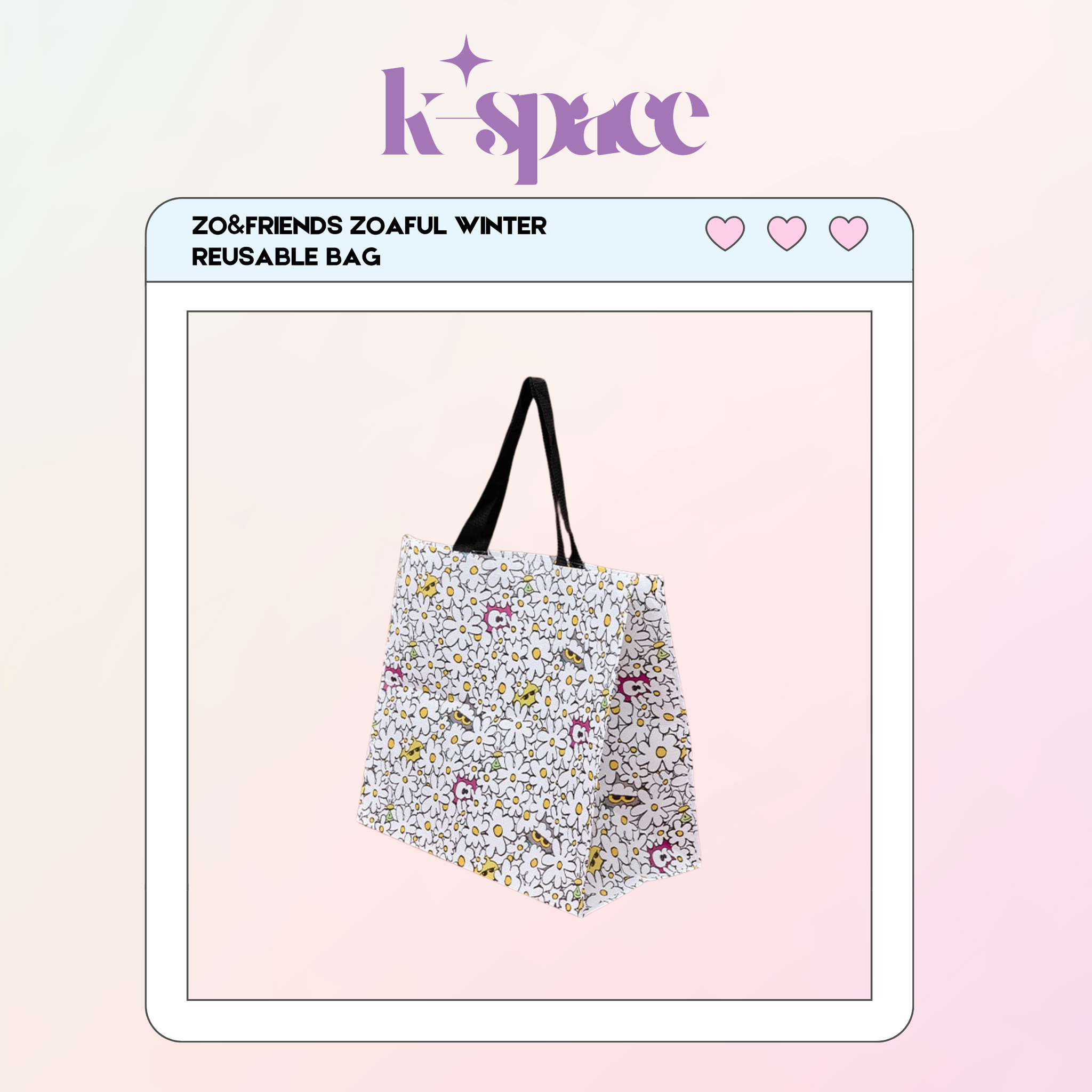 ZO&FRIENDS ZOAFUL WINTER REUSABLE BAG _0