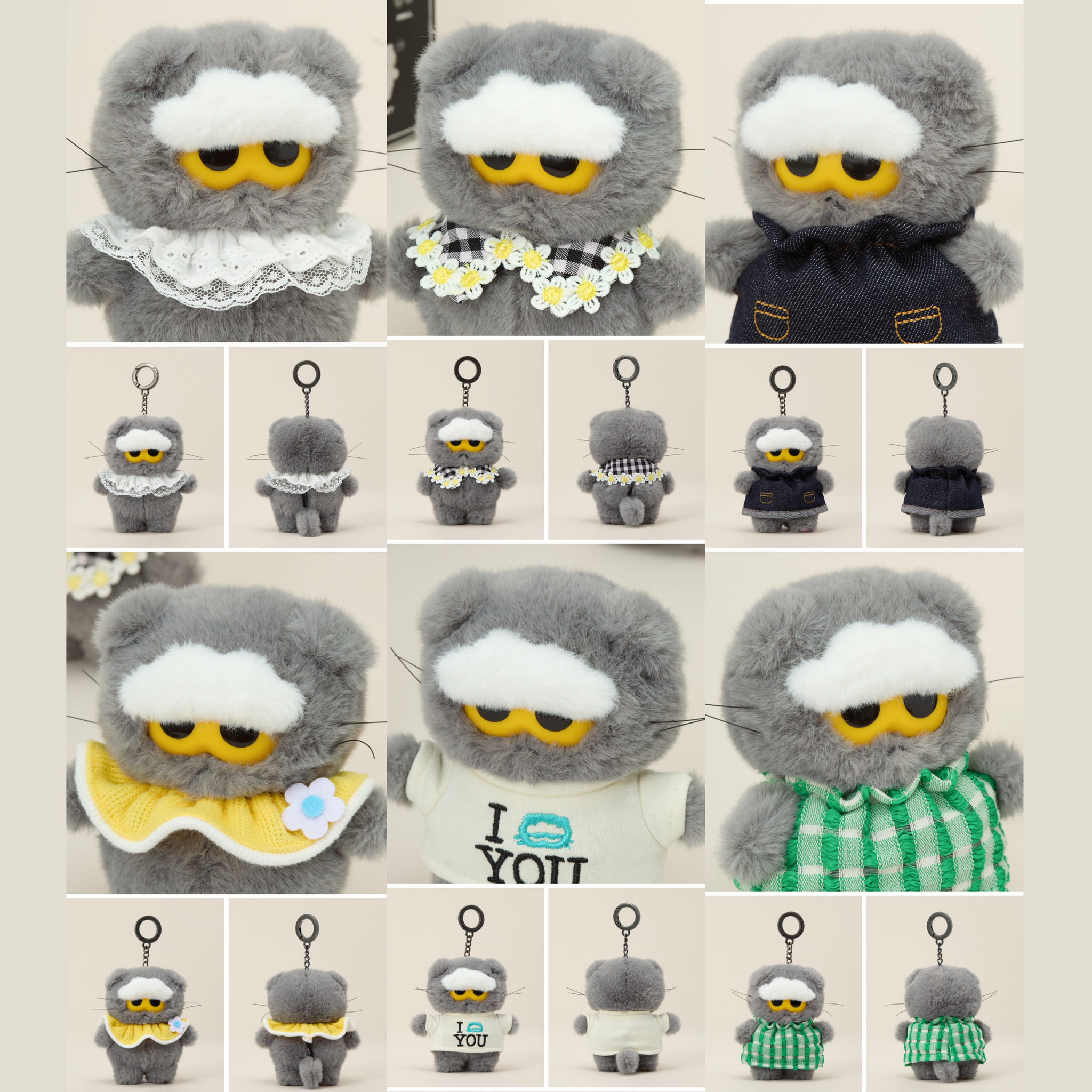 ZO&FRIENDS LUCKY SHOP ZOA RANDOM PLUSH KEYRING _1