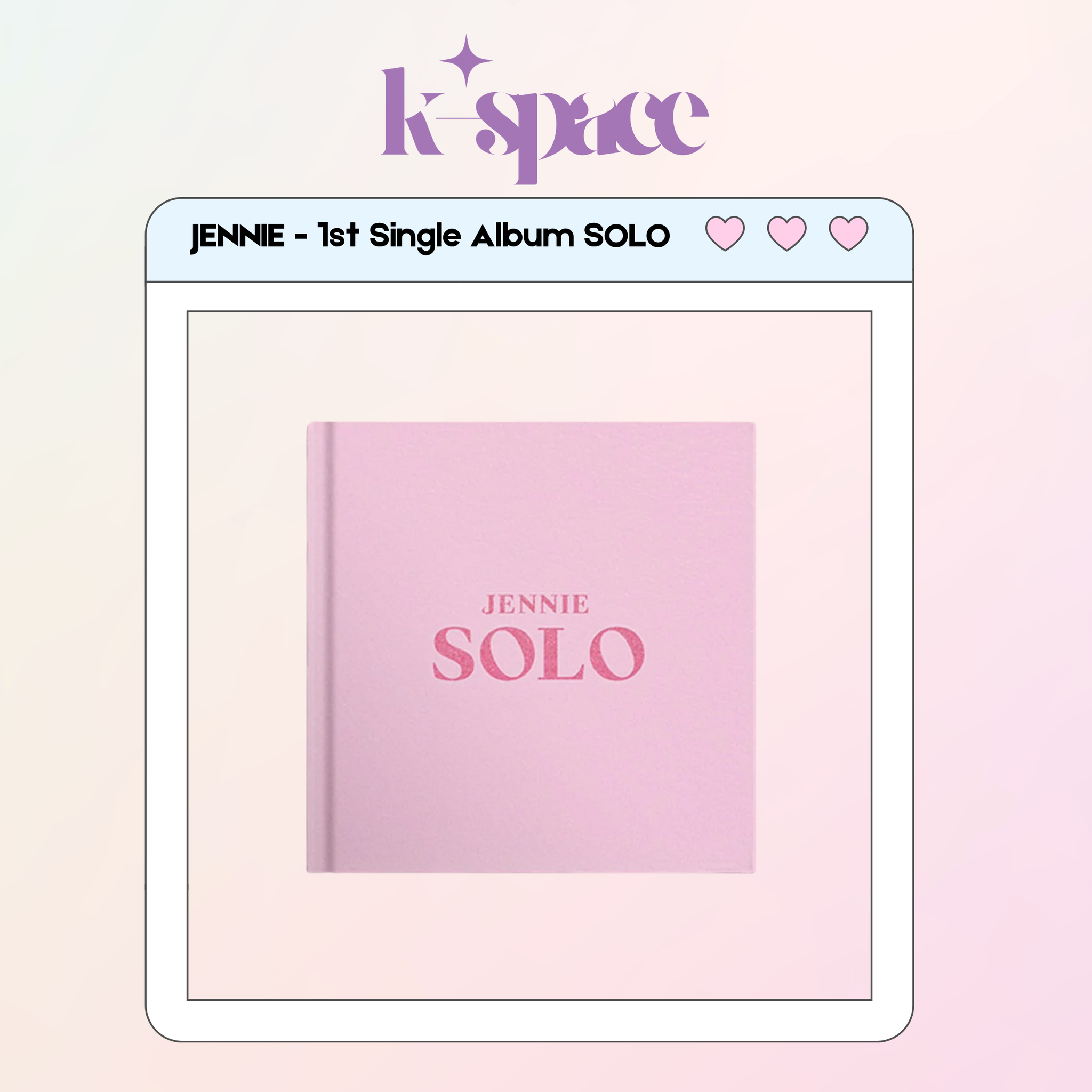 JENNIE - 1st Single Album SOLO_0