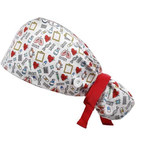 Long Hair Scrubs Cap_4