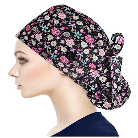 Long Hair Scrubs Cap_9