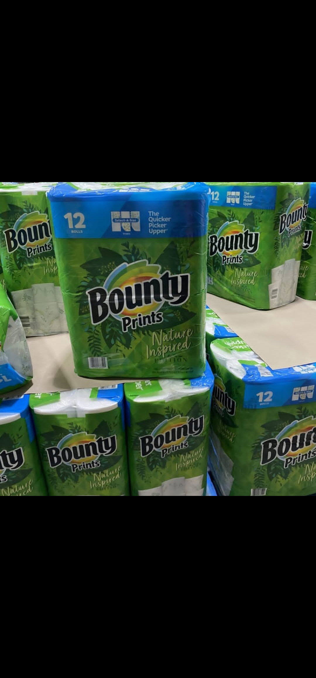 Bounty 12 roll per pk