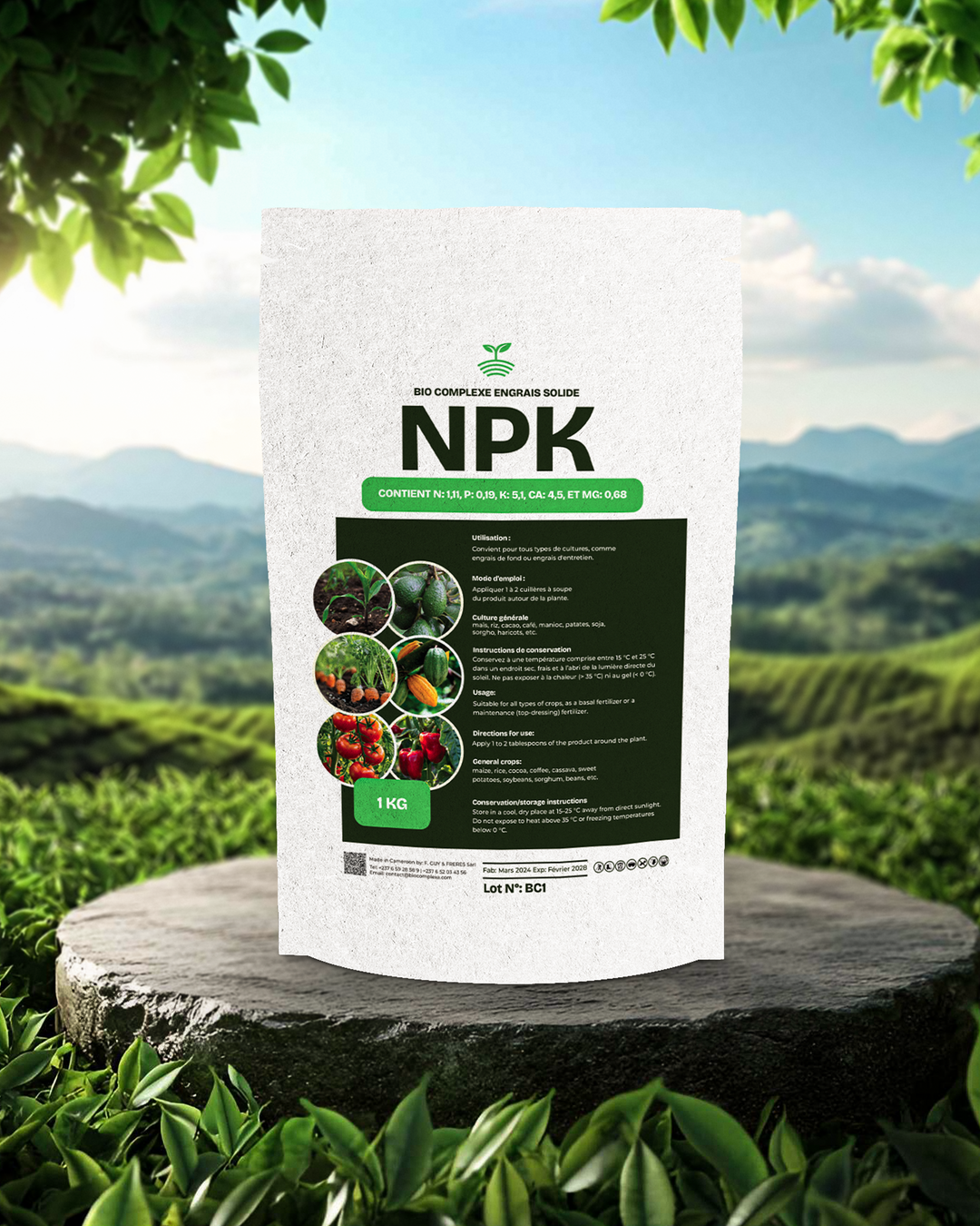 Engrais en Poudre NPK - 1KG