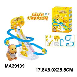 B/O RAILCAR W/MUSIC & LIGHT CUTE CARTOON