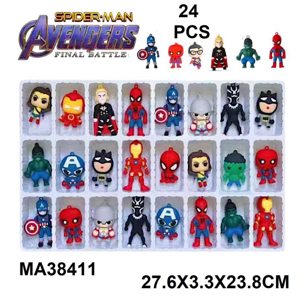 SILICONE AVENGERS '' 24PCS ''