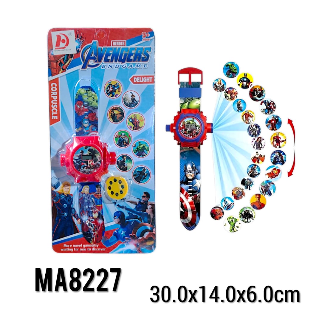 ELECTRONIC WATCH W/PROJECTION AVENGERS
