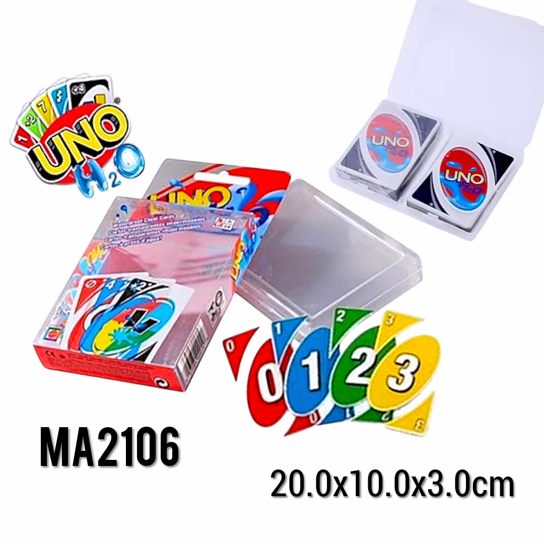 UNO GAME CARD H2O PVC