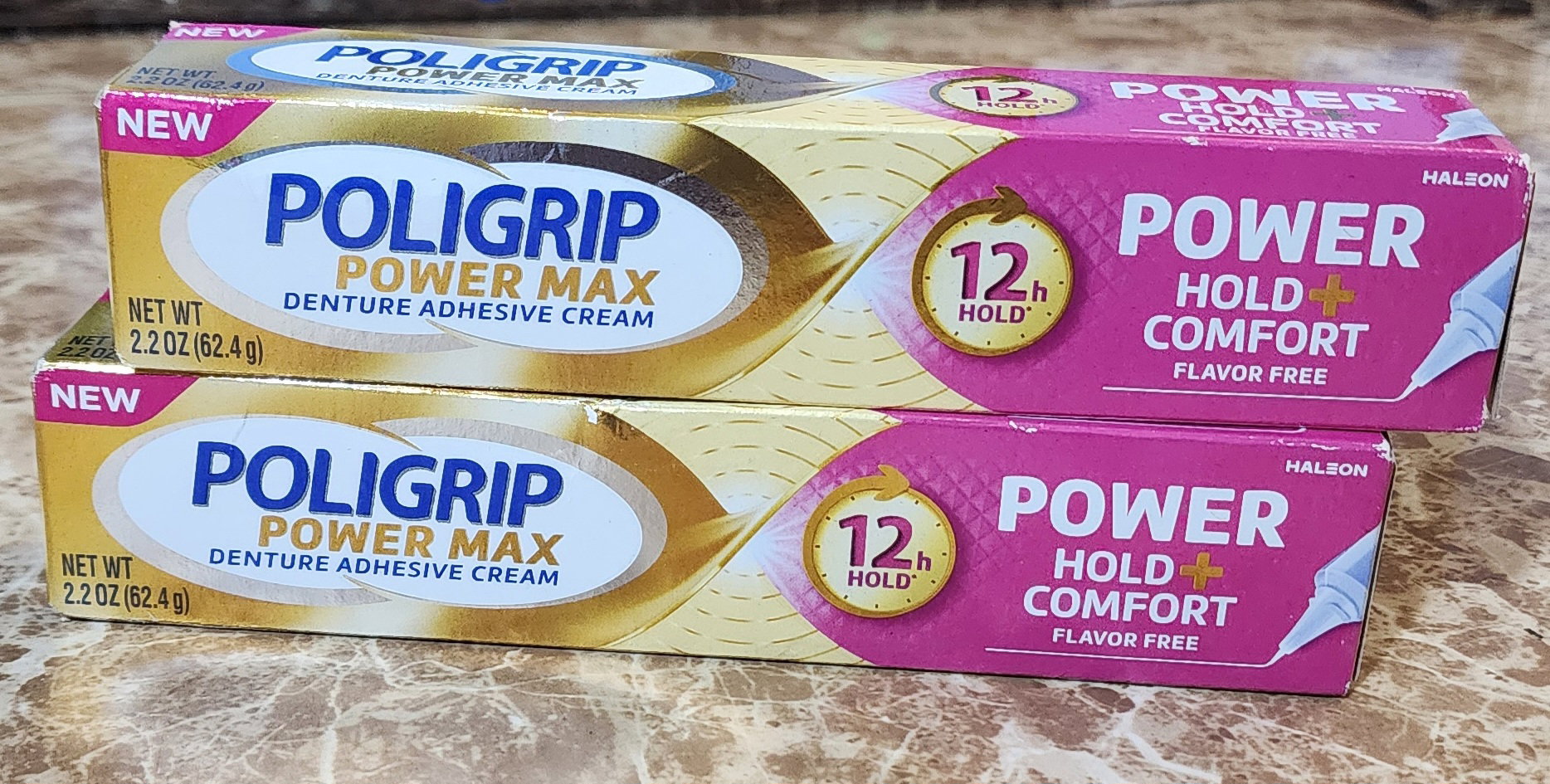 Poligrip power max denture adhesive cream 2.2 oz_0