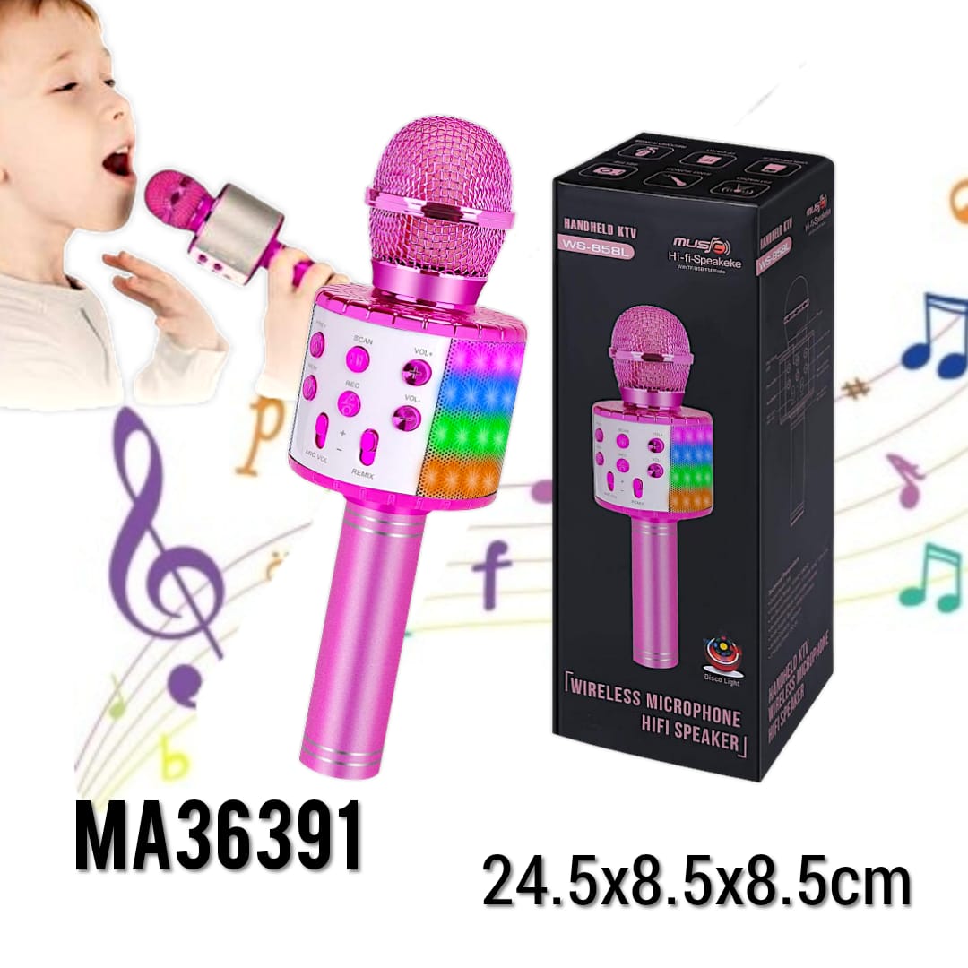 MICROPHONE W/LIGHT&MUSIC