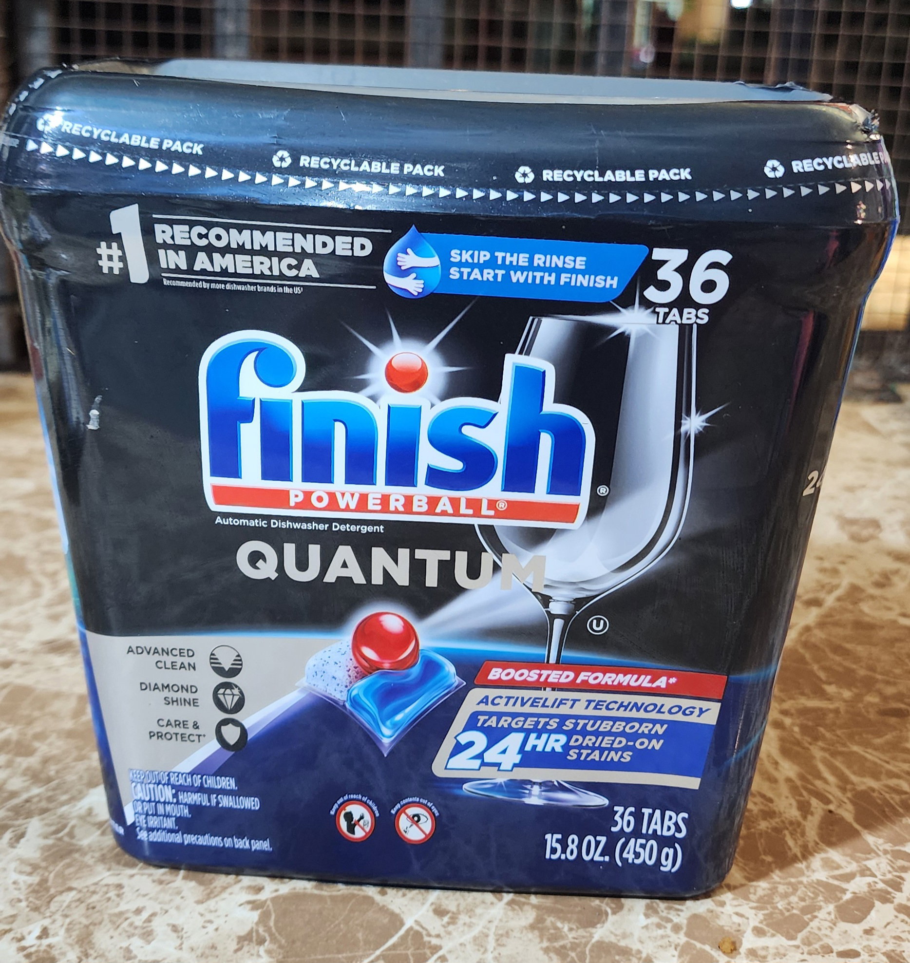 Finish power ball automatic dish washer detergent _0
