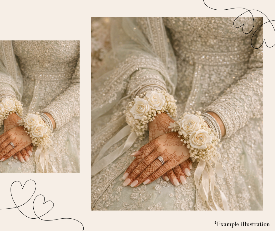 🌸 Bridal Gajra – Soft Elegance, Reimagined 🤍_2