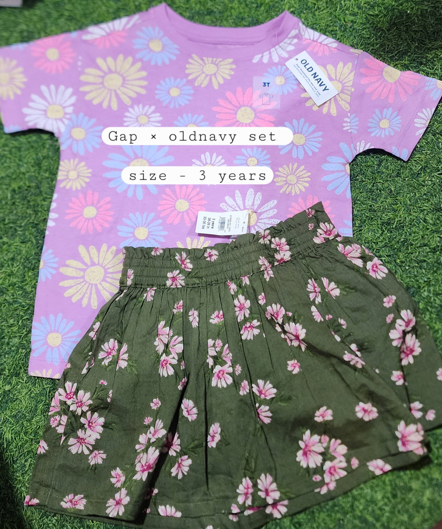 Oldnavy little girls set size 3 years_0