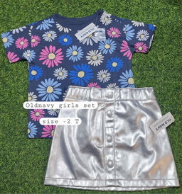 Oldnavy little girls set size 2 years 
