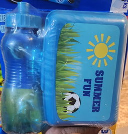 Summer fun ☀️  2 piece bowl& bottle set (blue)
